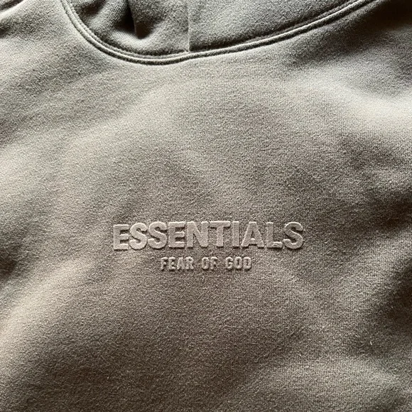 ESSENTIALS Fear of God Wood Relaxed Hoodie
